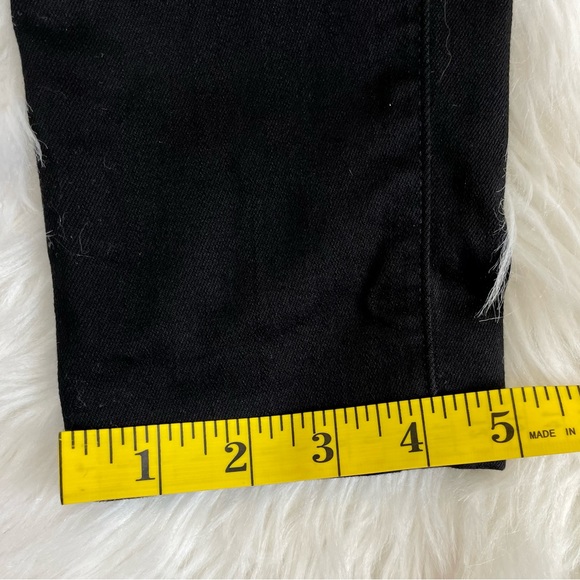 J. Crew 10” Highest-Rise Toothpick Jeans in True Black, Worn once, EUC - Picture 13 of 14
